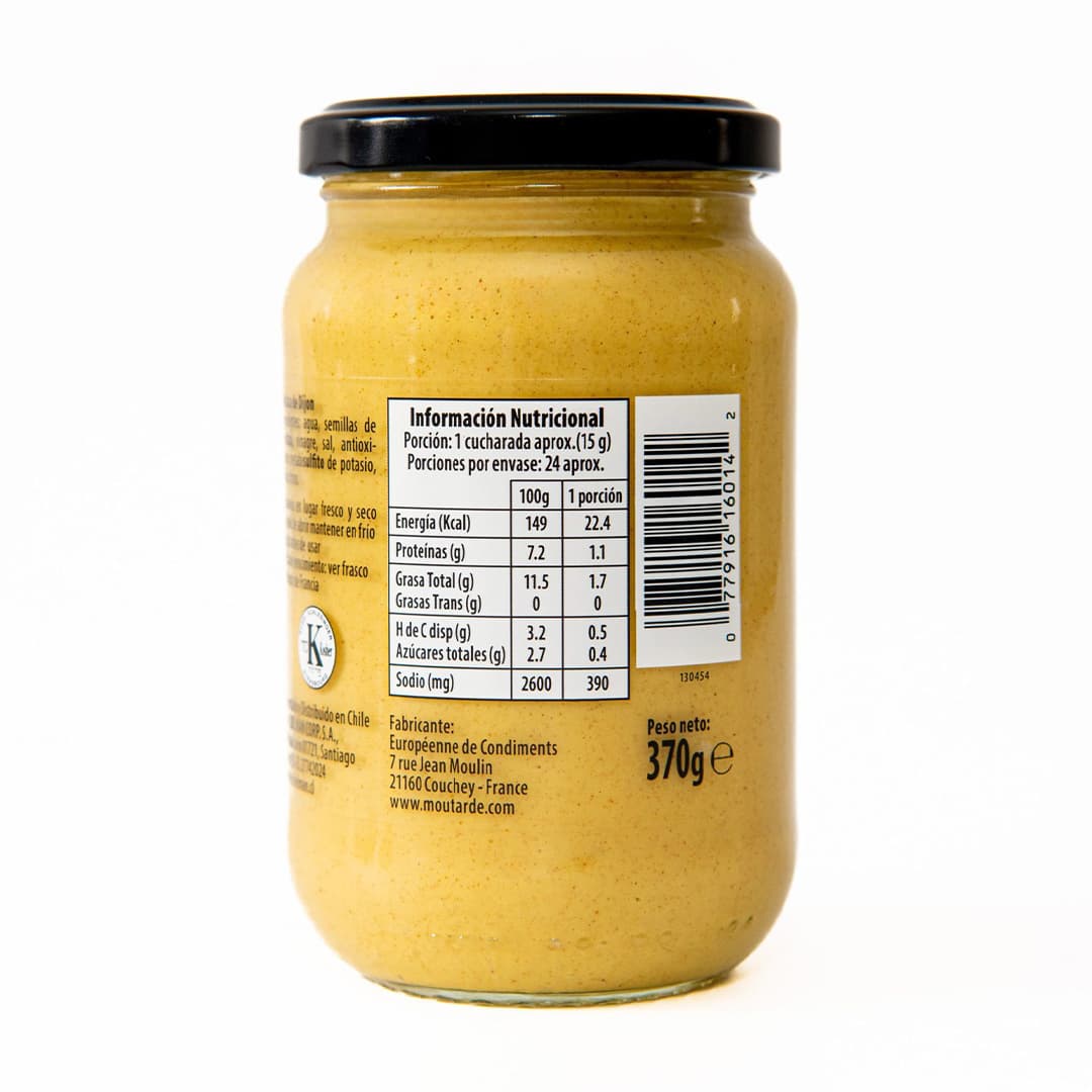 Mostaza Bornier Dijon 370 grs._2