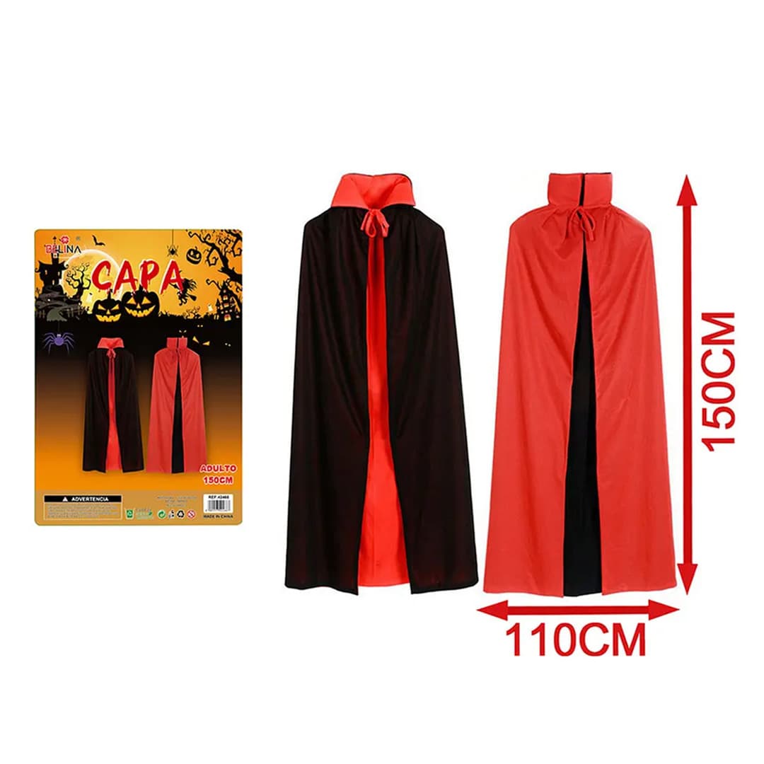 Capa Vampiro Halloween 150cm_2