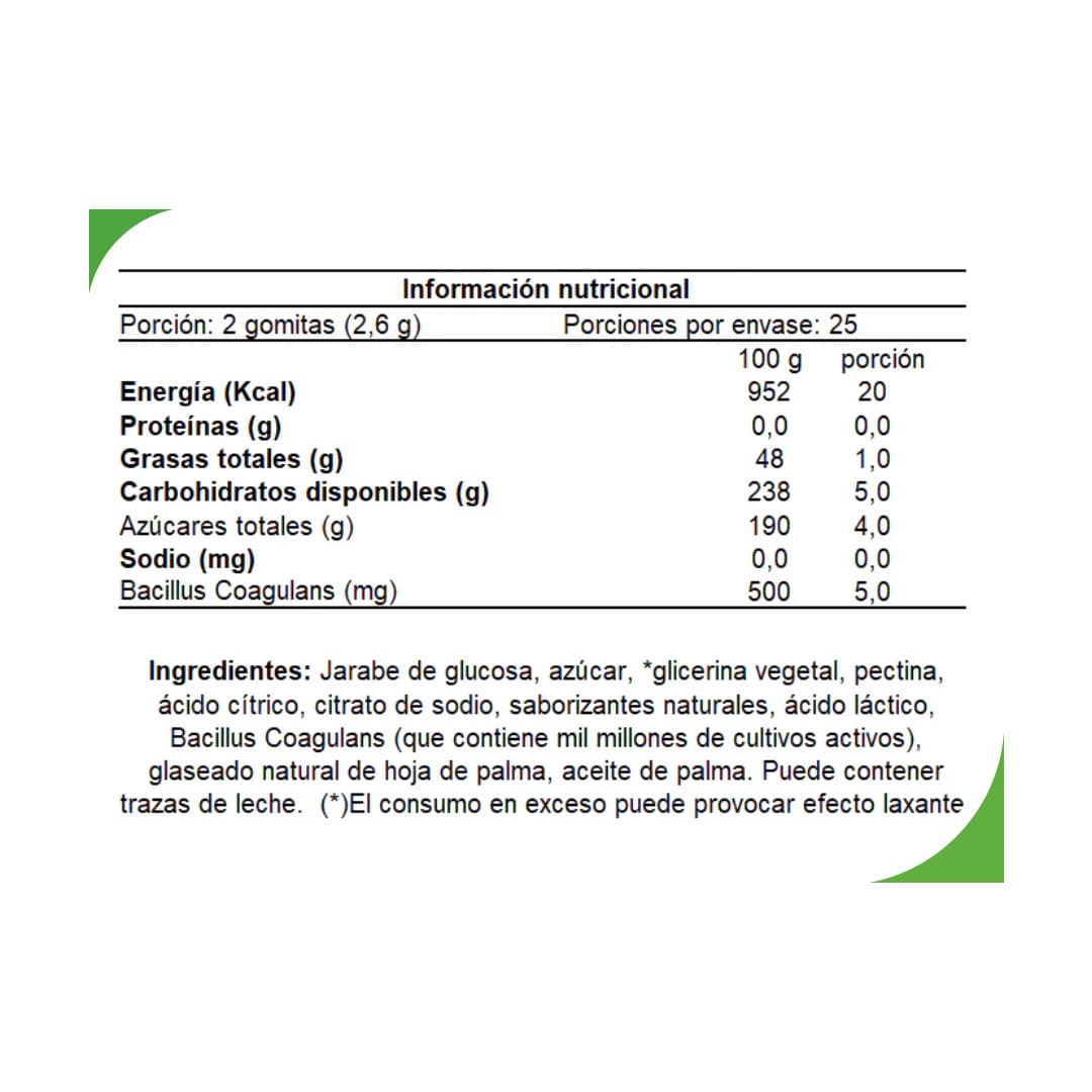 Suplemento Natures Truth Gomitas Probioticos Sabor Tropical (50 Unidades)_2