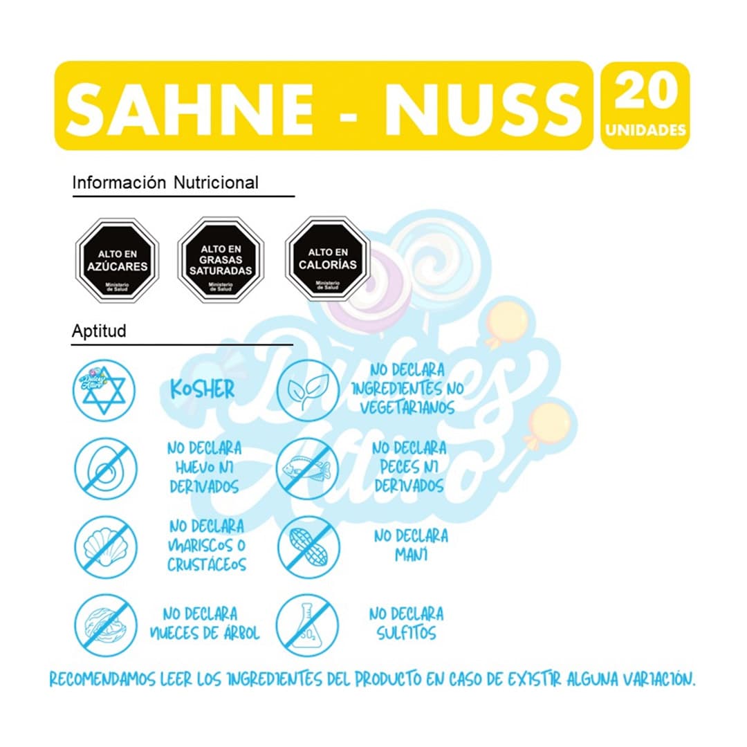 20x Chocolate Sahne Nuss 14 gr_2