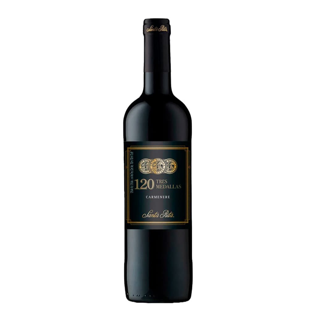 Vino Santa Rita 120 3 Medallas Carmenere 700cc_1