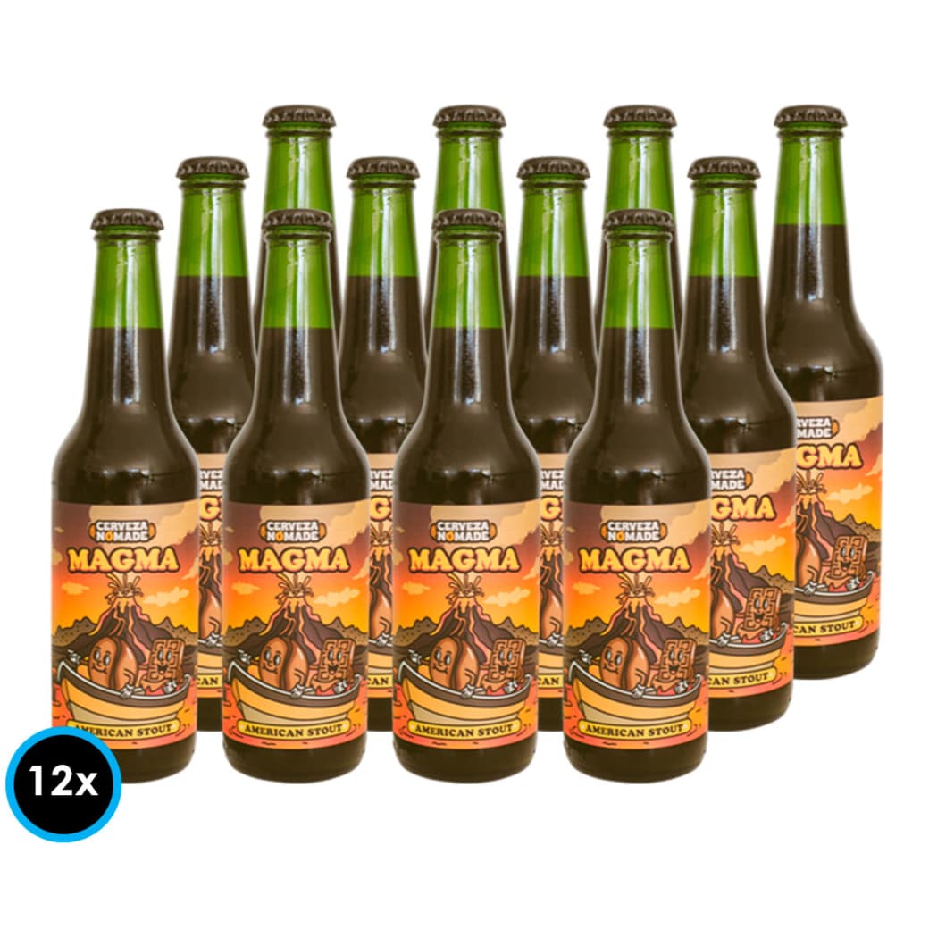 12x Cervezas Nomade American Stout 330cc 6,1º alc._1