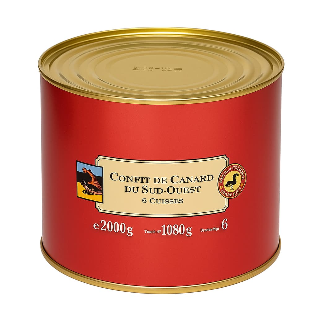 Confit de Canard (Pato Francés) Godard 6 muslos_1