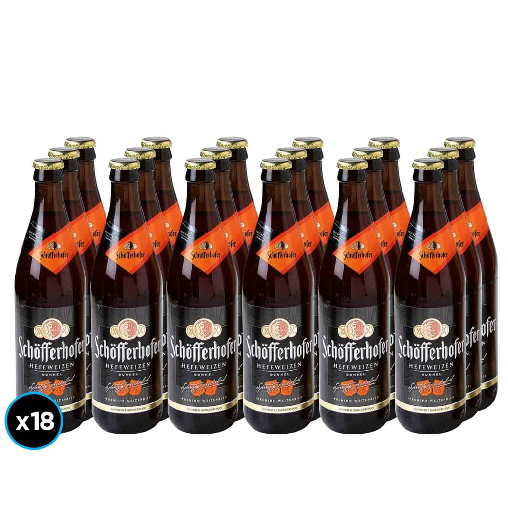 18x Cervezas Schofferhofer Dunkel Botella 500cc_1