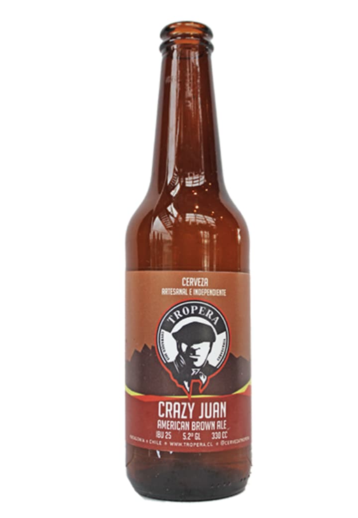 Cerveza Tropera Crazy Juan American Brown Ale en Botella 330cc 5.2º alc._1