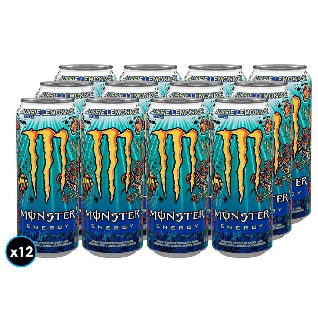 12x Energética Aussie Lemonade Monster 473cc _1