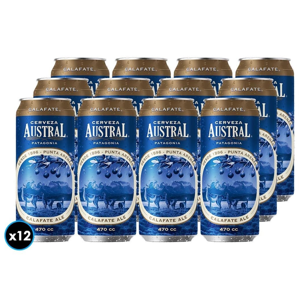 12x Cerveza Austral Calafate en Lata 470cc_1