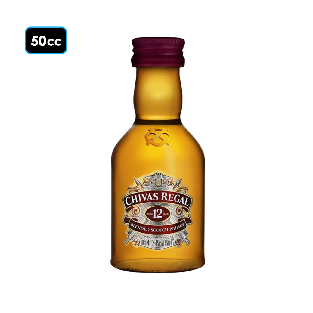 Whisky Chivas Regal 12 años 50cc 40° alc. Miniatura_1
