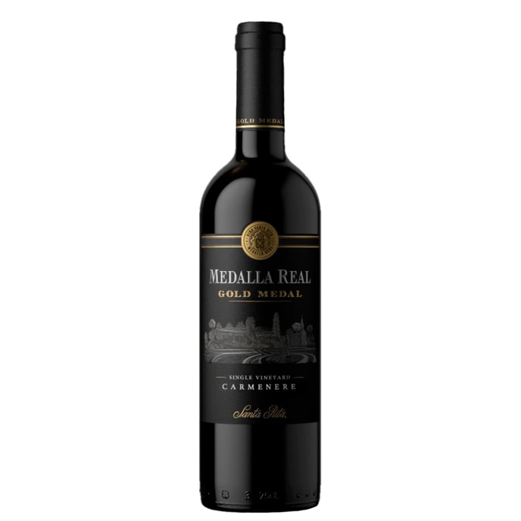 Vino Medalla Real Gold Carmenere 750cc_1
