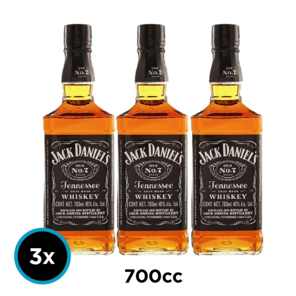 3x Whiskey Jack Daniels Old N7 700cc_1