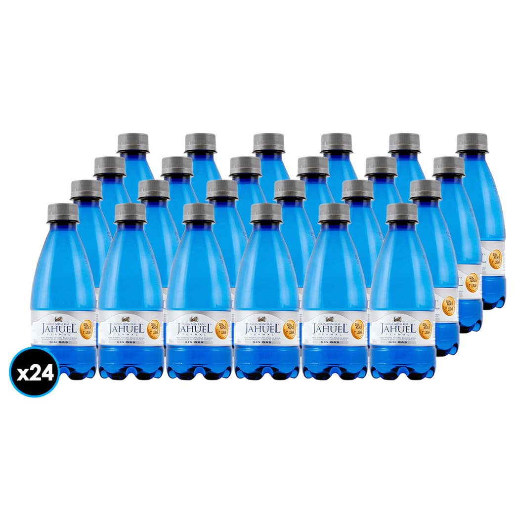 24x Agua Mineral Jahuel Sin Gas 330cc_1