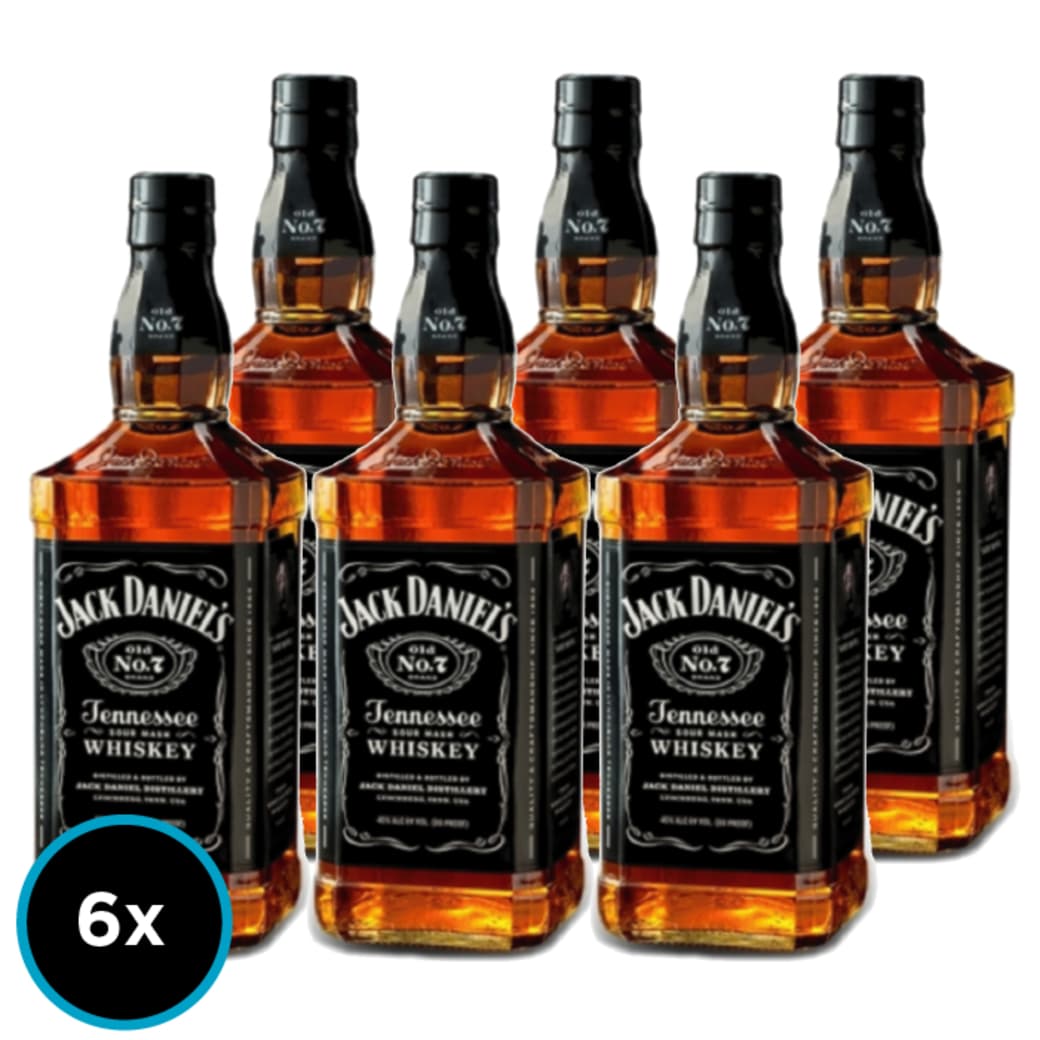 6x Whiskey Jack Daniels Old N7 750cc 40º alc._1