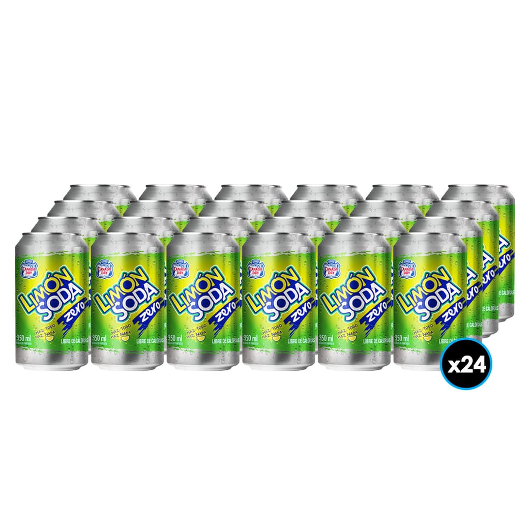 24x Bebida Limón Soda Zero Lata 350cc_1