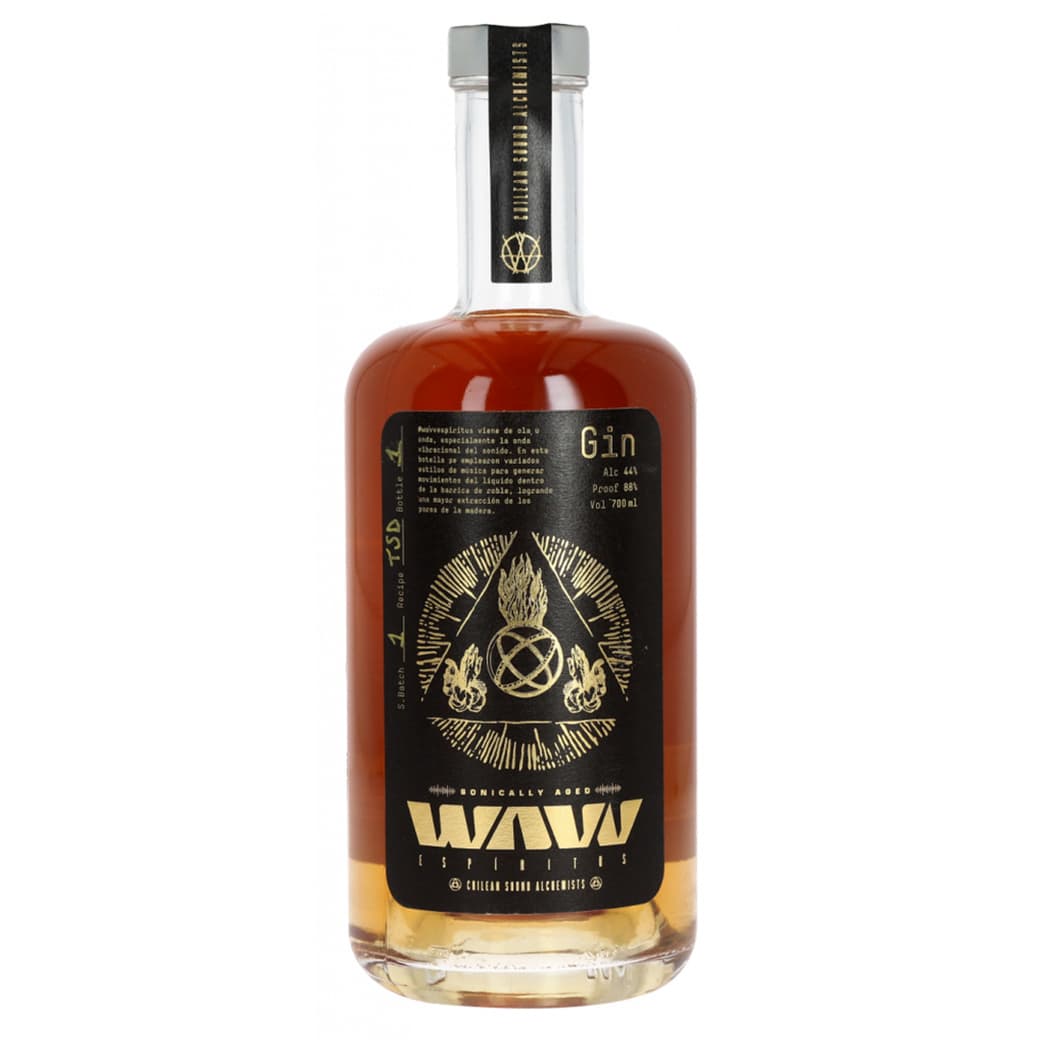 Gin Wavv Sonico Añejado 700cc 40°alc._1