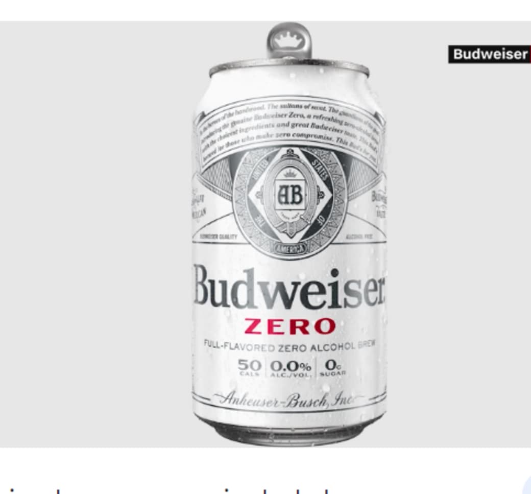 Cerveza Budweiser Zero Lata 350cc_1