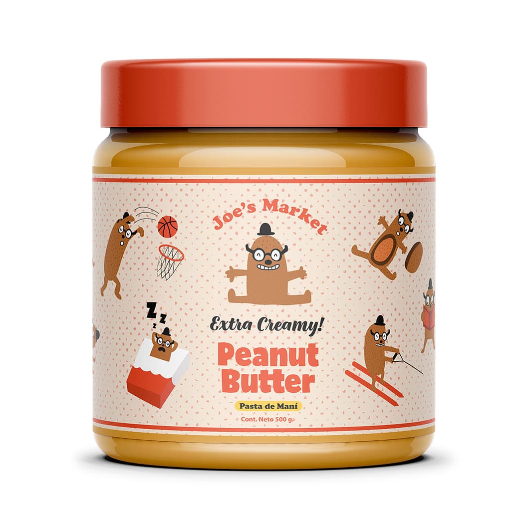 Mantequilla de Maní Joes Market Frasco 500 grs._1