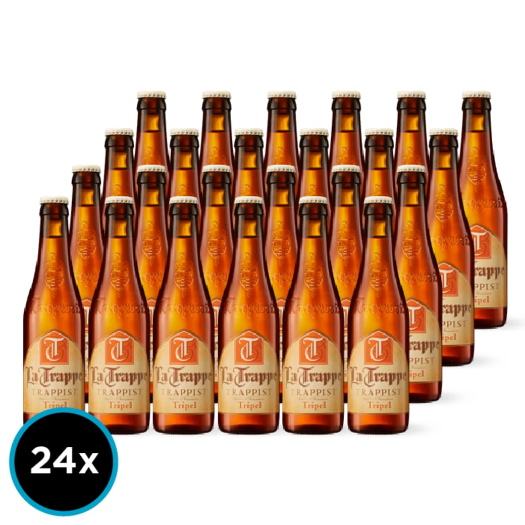24x Cerveza La Trappe (Trappist) Tripel Botella 330cc [VENCEN JULIO]_1