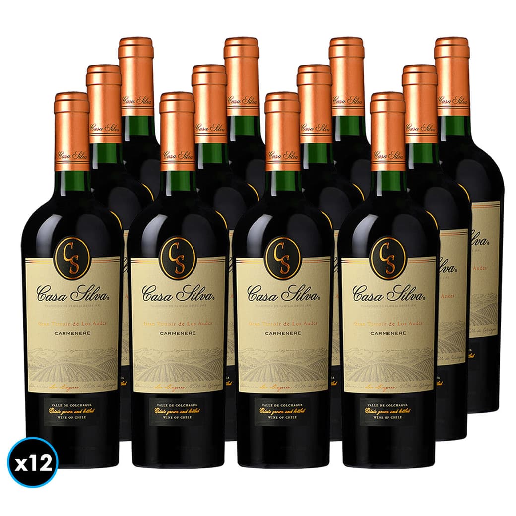 CAJA CASA SILVA GT (Carmenere): 12x Vino Casa Silva Gran Terroir Carmenere 750cc_1