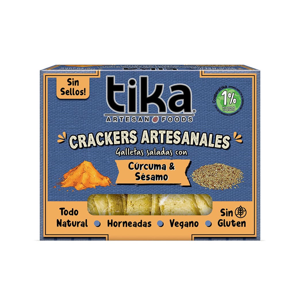 Galletas Tika Crackers Curcuma 140 grs._1
