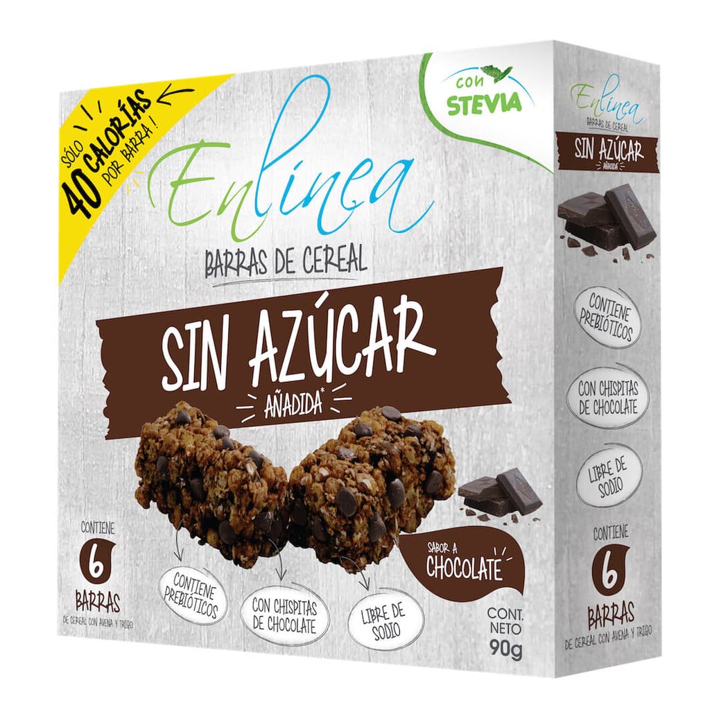 Barritas de Cereal En Línea Chocolate (6 Unidades)_1