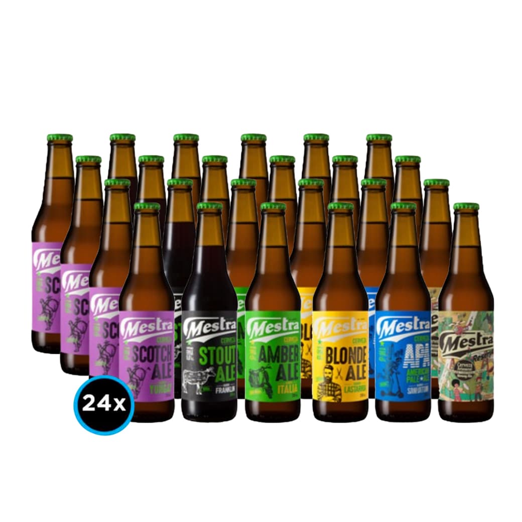 KIT CERVEZA MESTRA: 24x Cervezas de la Cervecería Mestra_1