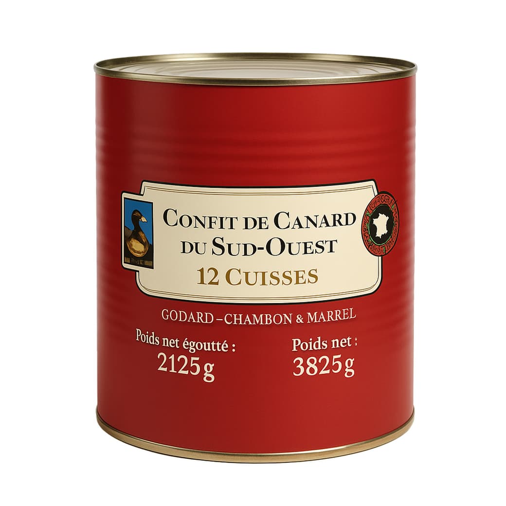 Confit de Canard (Pato Francés) Godard 12 muslos_1