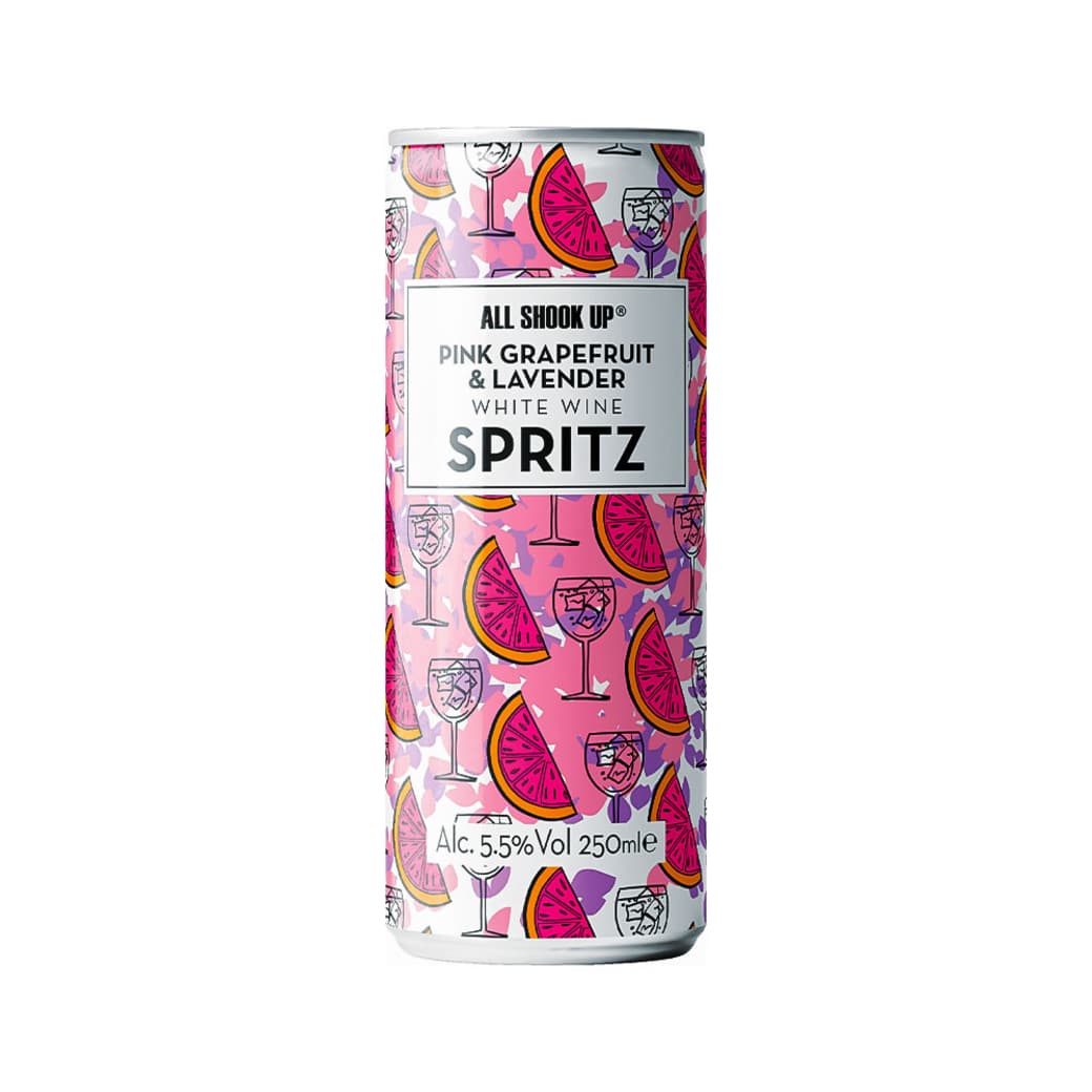 Cóctel All Shook Up Grapefruit &amp; Lavender Spritz Lata 250cc 5,5º alc._1