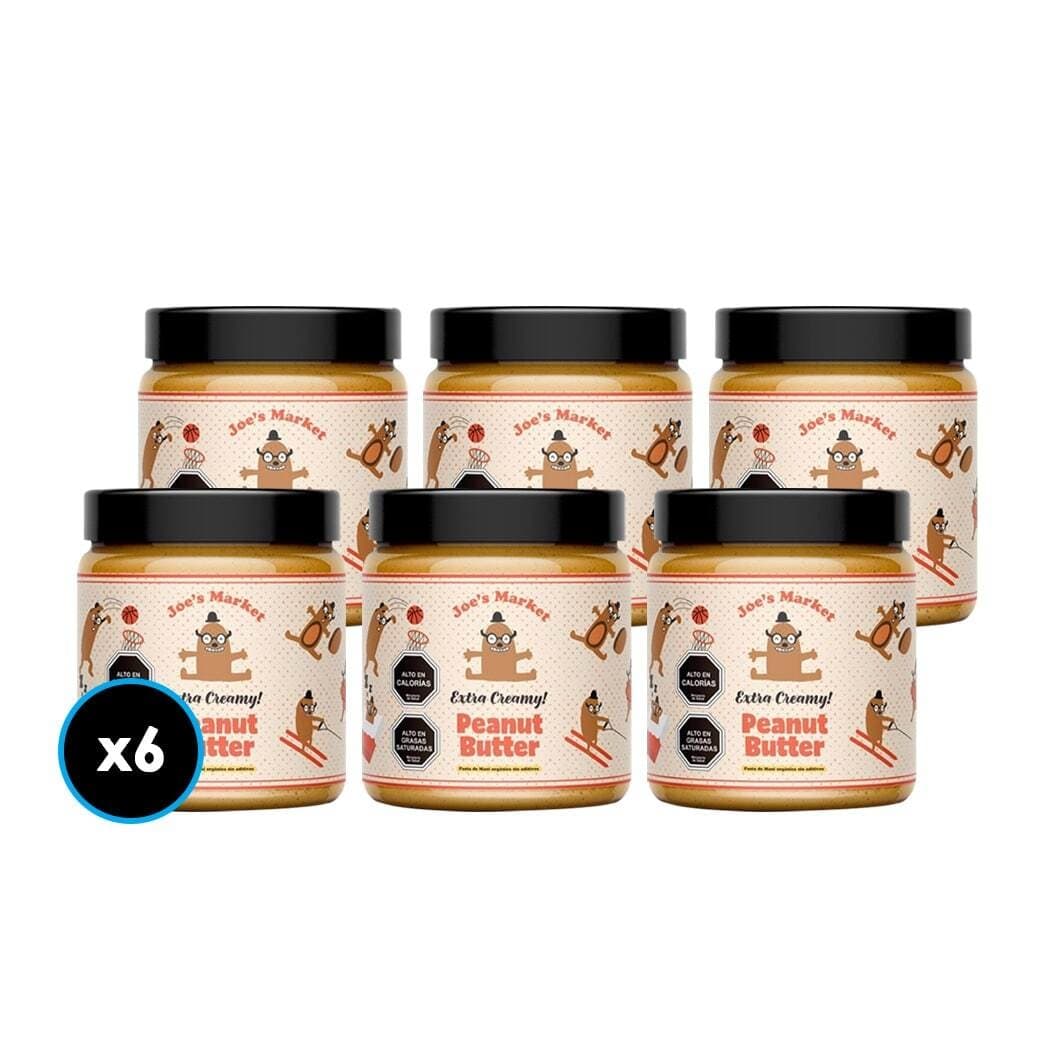 6x Mantequilla de Maní Joes Market Frasco 500 grs._1
