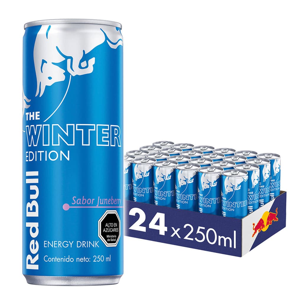 24x Bebida Energética Red Bull Juneberry Winter Edition 250cc_1