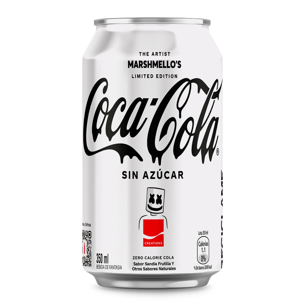 Bebida Coca Cola Sin Azúcar Marshmello 350cc_1