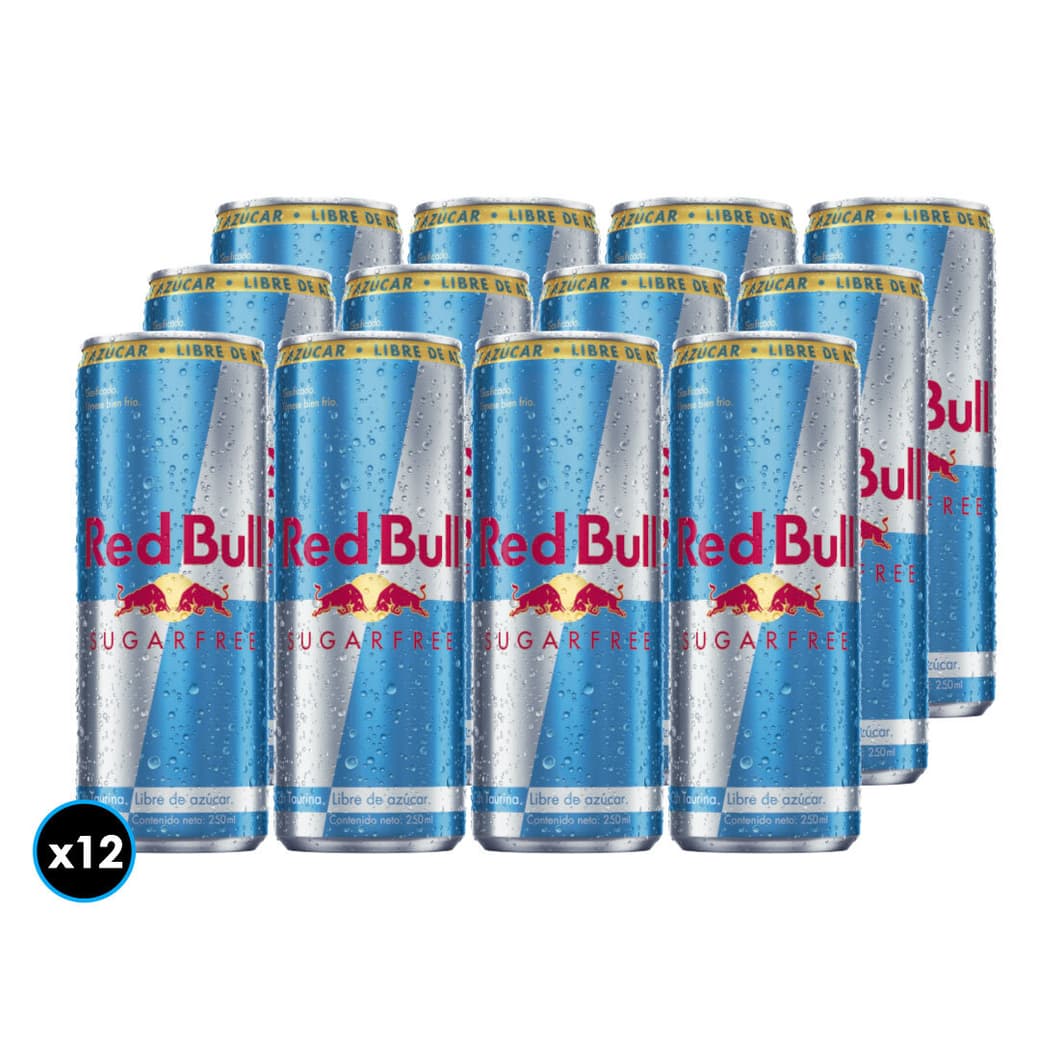 Legacy 12x Bebida Energética Red Bull Sugar Free 250cc_1
