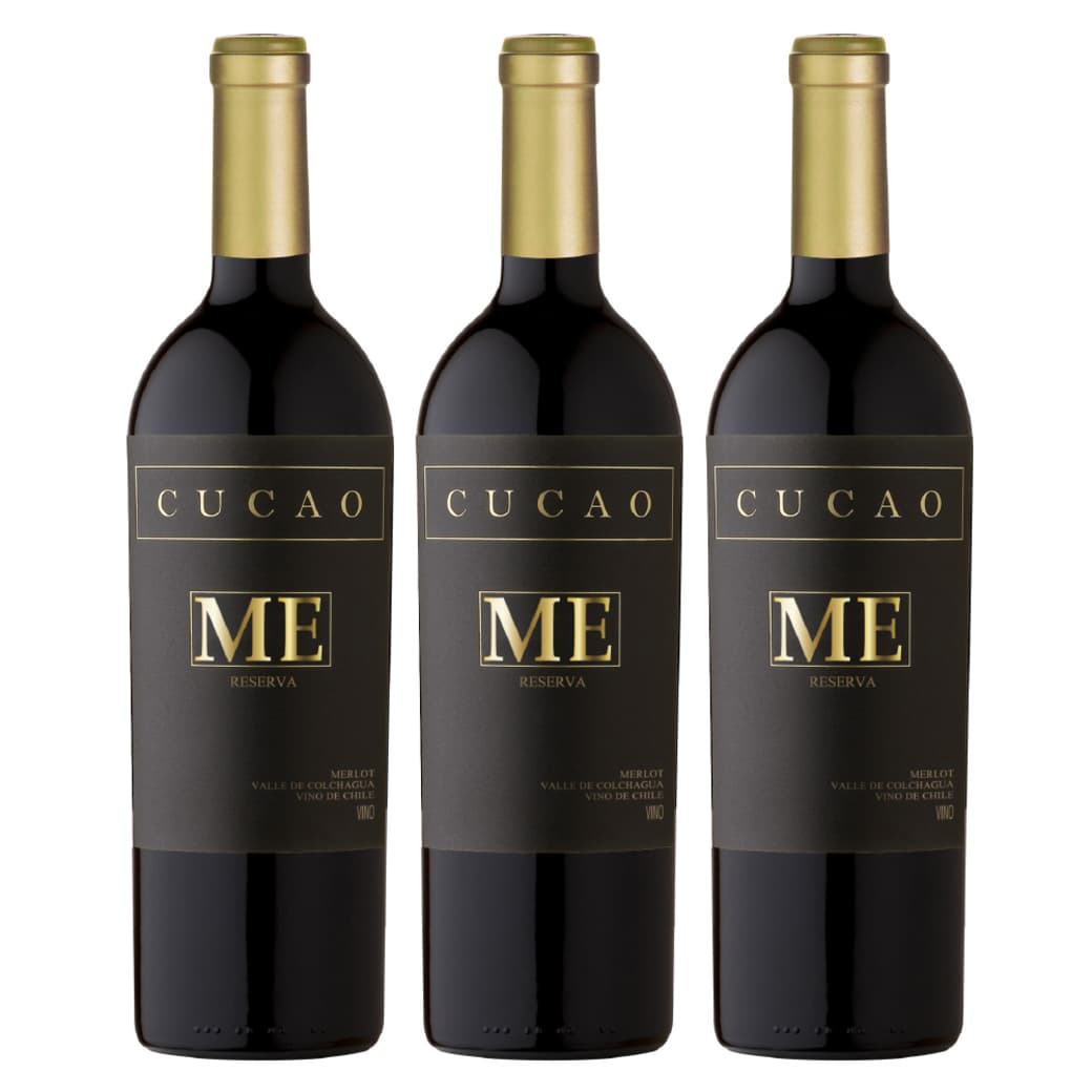 3x Vino Cucao Reserva Merlot 750cc_1