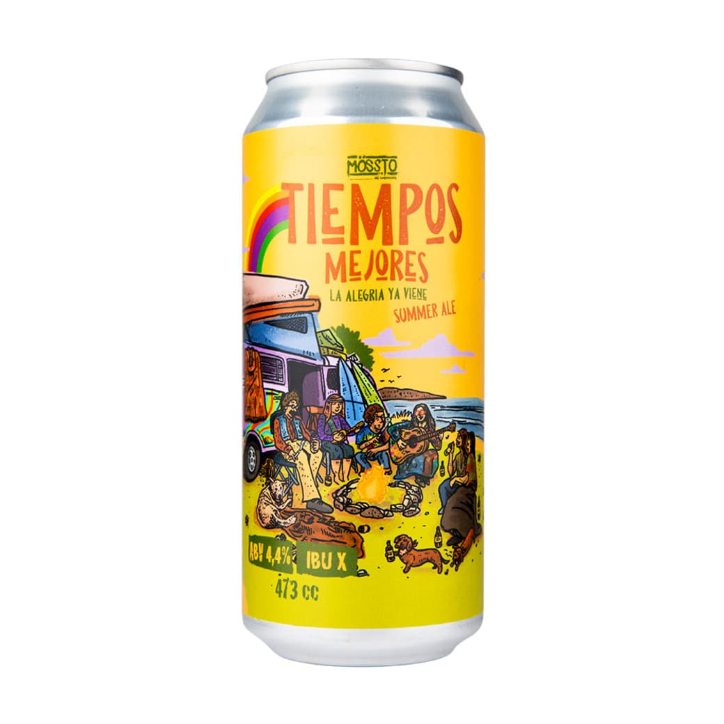 Cerveza Mossto Tiempos Mejores Summer Ale Lata 473cc_1