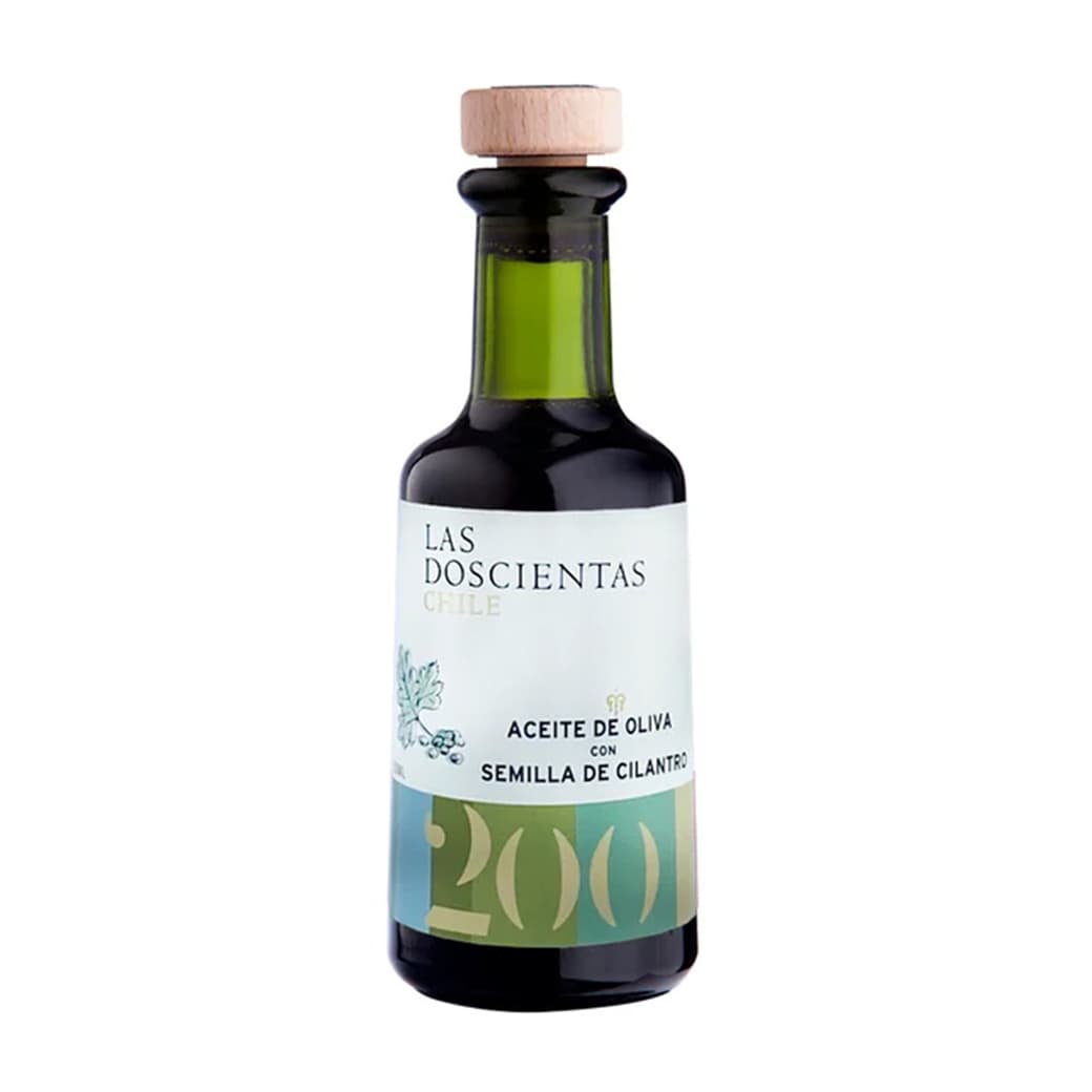 Aceite de Oliva Extra Virgen Las Doscientas Con Semillas Cilantro 250cc_1