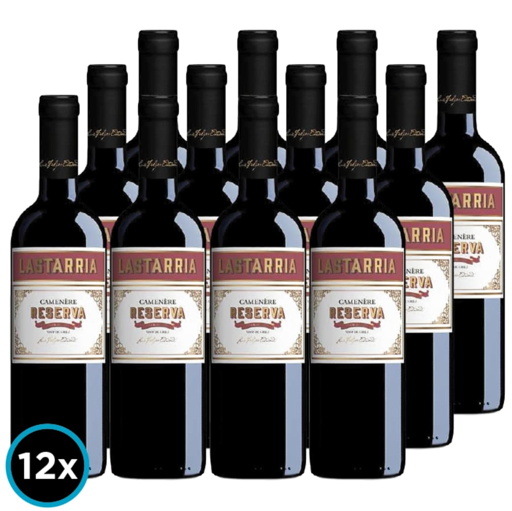 CAJA LASTARRIA RESERVA (Carmenere): 12x Vino Lastarria Reserva Carmenere 750cc_1