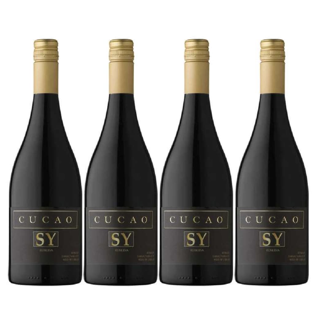 4x Vino Cucao Reserva Syrah 750cc_1