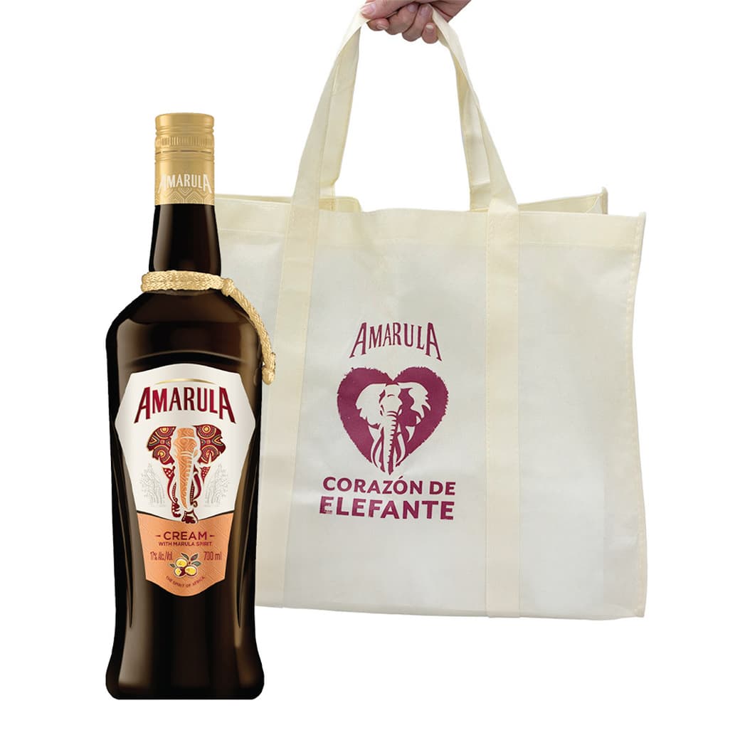 PACK FAN AMARULA: 1x Licor Amarula 750cc + 1x Bolsa Amarula _1