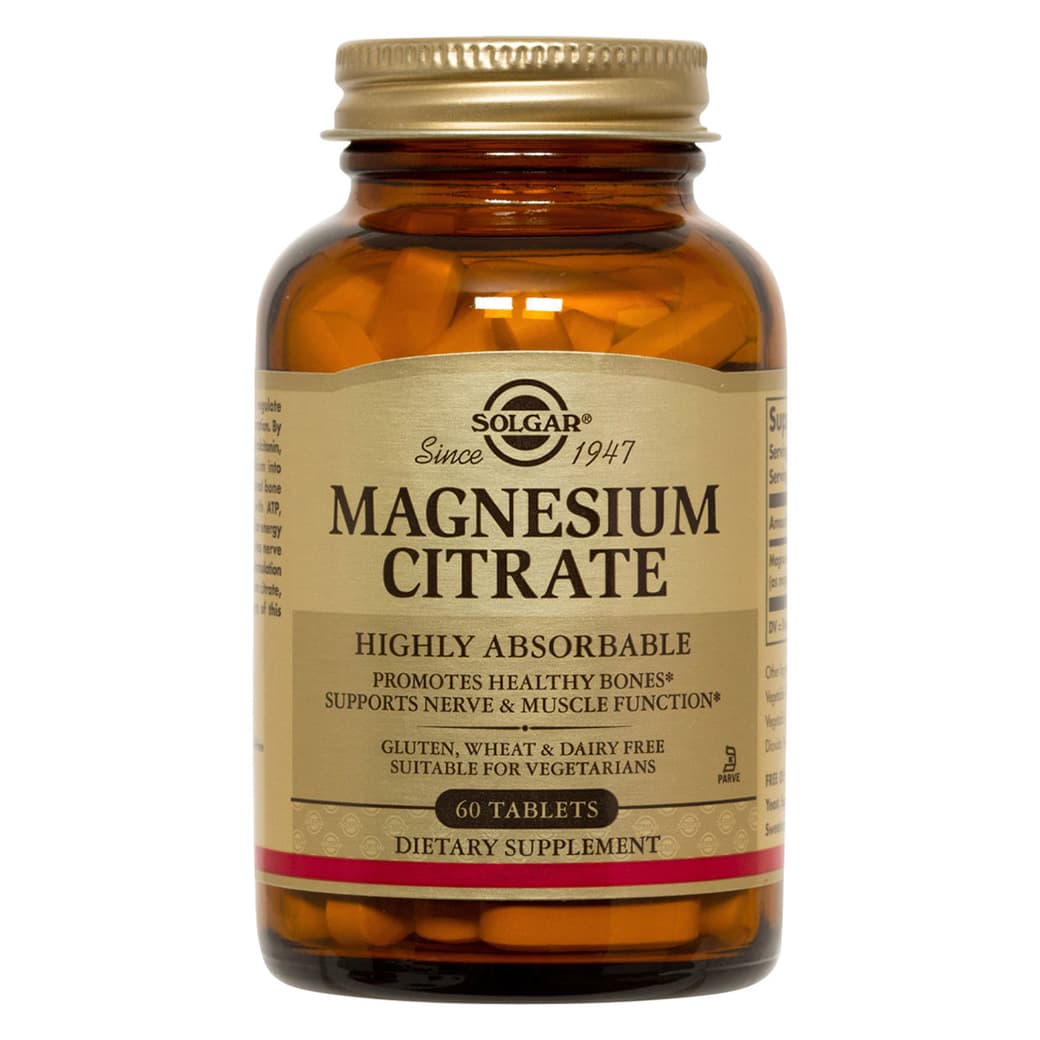 Suplemento Solgar Citrato de Magnesio (60 tabletas)_1