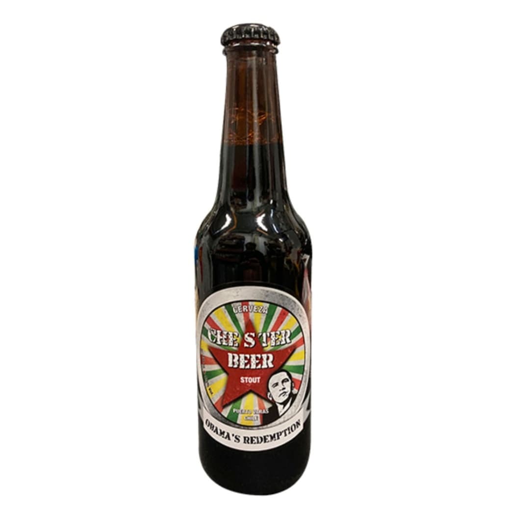 Cerveza Chester Beer Brewing Company Obama´s Redemption Stout Botella 330cc_1