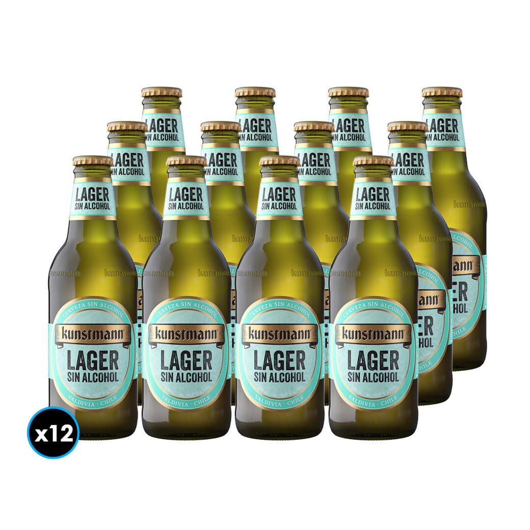 12x Cervezas Kunstmann Sin Alcohol en Botella 330cc_1