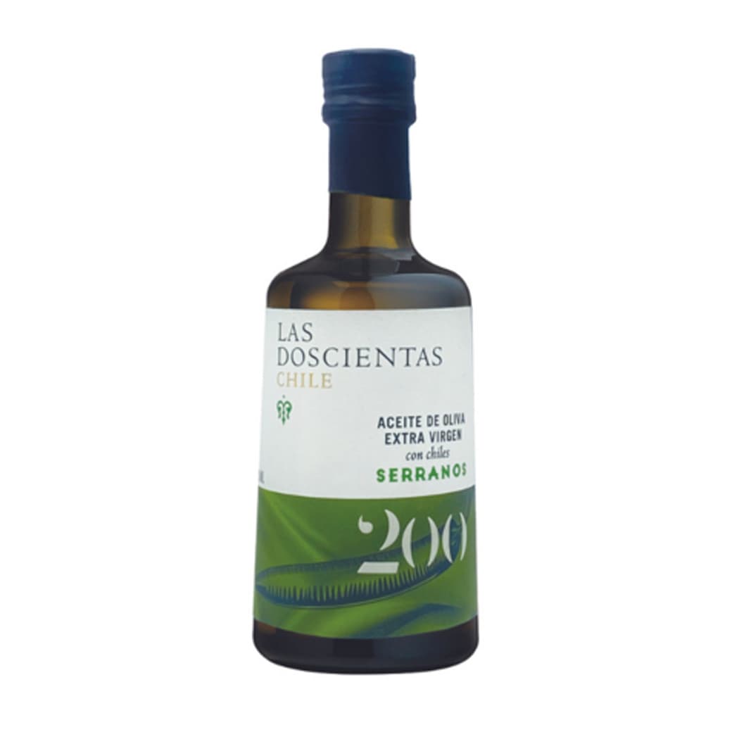 Aceite de Oliva Extra Virgen Las Doscientas con Ají Serrano 500cc_1