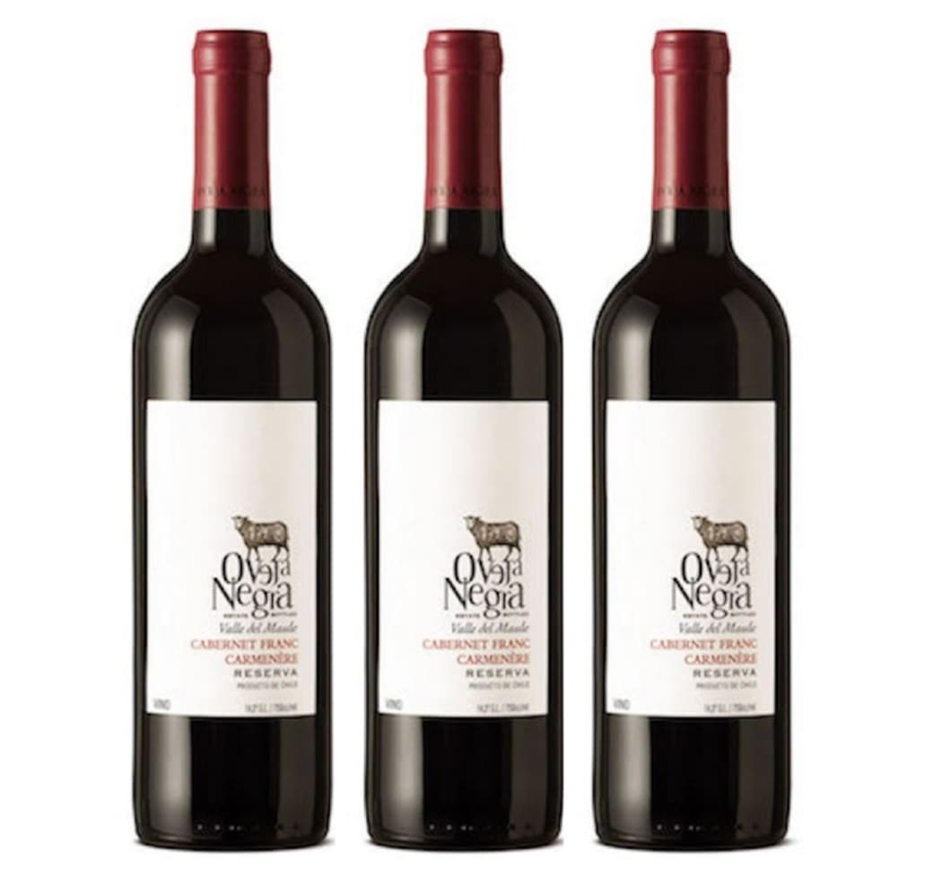 PACK 3x Oveja Negra (Cabernet Franc/Carmenere): 3x Vino Oveja Negra Cabernet Franc/Carmenere 750cc_1