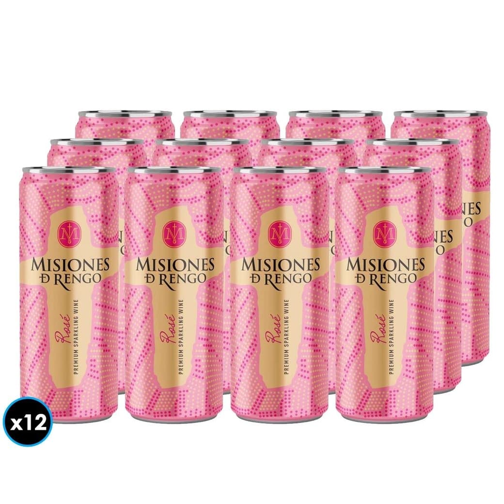 12x Espumante en Lata Misiones de Rengo Rosé 250cc_1