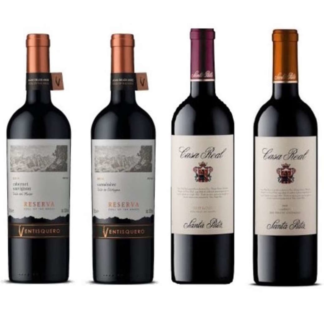 Ventisquero Reserva Carmenere y Cabernet + Casa Real Carmenere y Cabernet_1