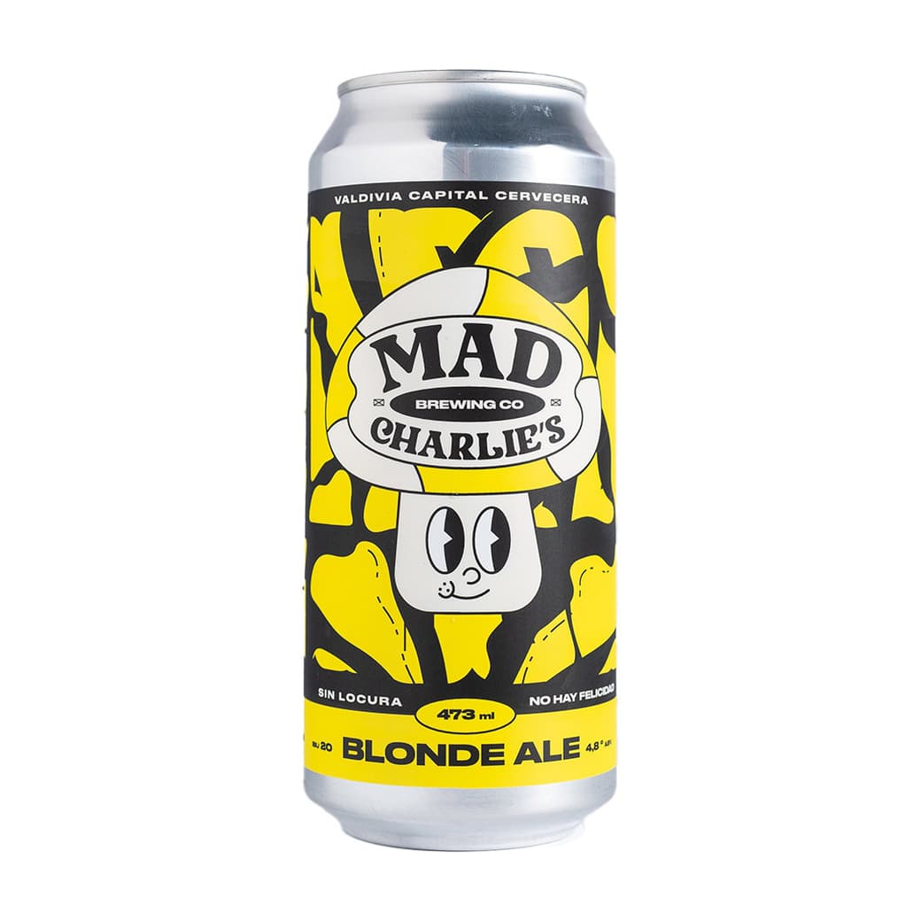 Cerveza Mad Charlies Blonde Ale Lata 473cc _1