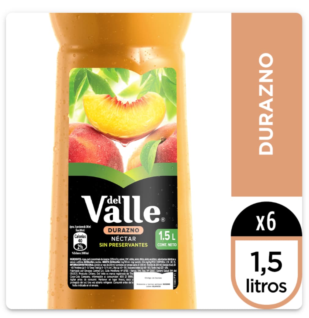 Legacy Néctar Del Valle Durazno 1,5 Lt._1