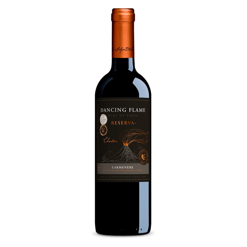 Vino Dancing Flame Reserva Carmenere 750cc_1