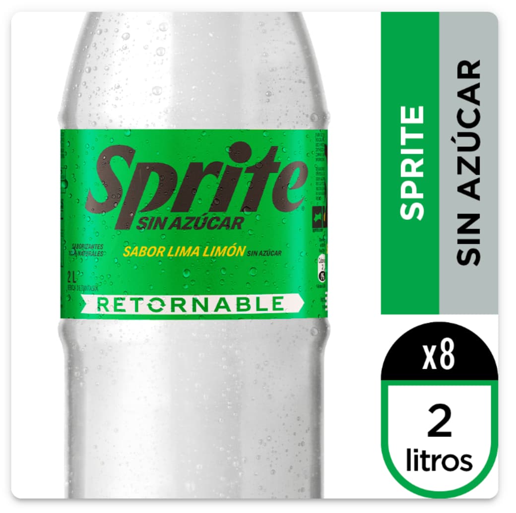 Envase Bebida Sprite Sin Azúcar Retornable 2 Litros_1