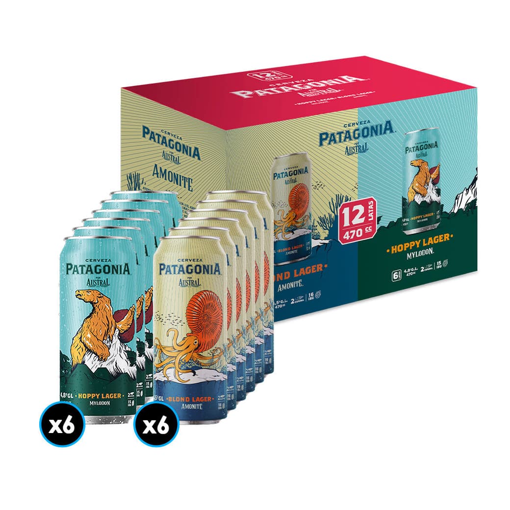 KIT N°3 (Cervezas Patagonia): 6x Hoppy Lager + 6x Blond Lager_1