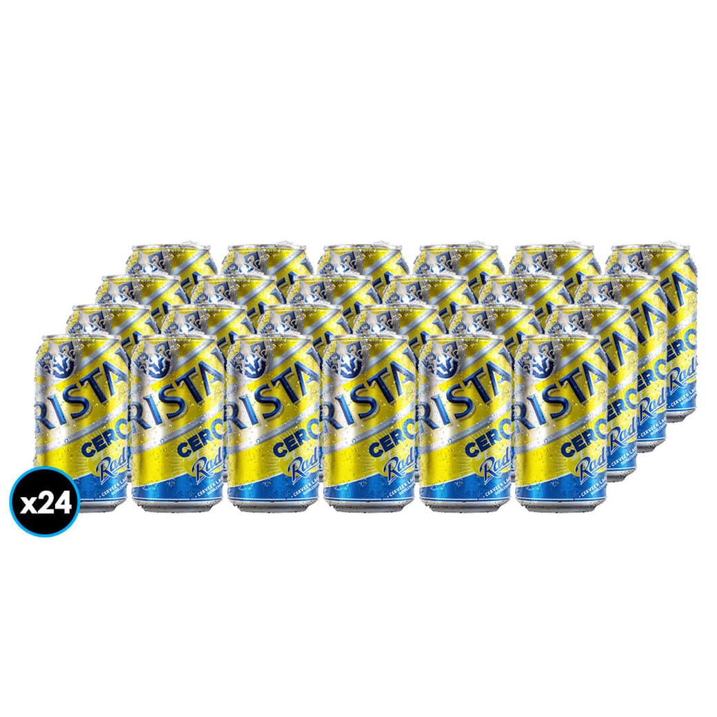 24x Cervezas Cristal Cero Radler en Lata 350cc_1